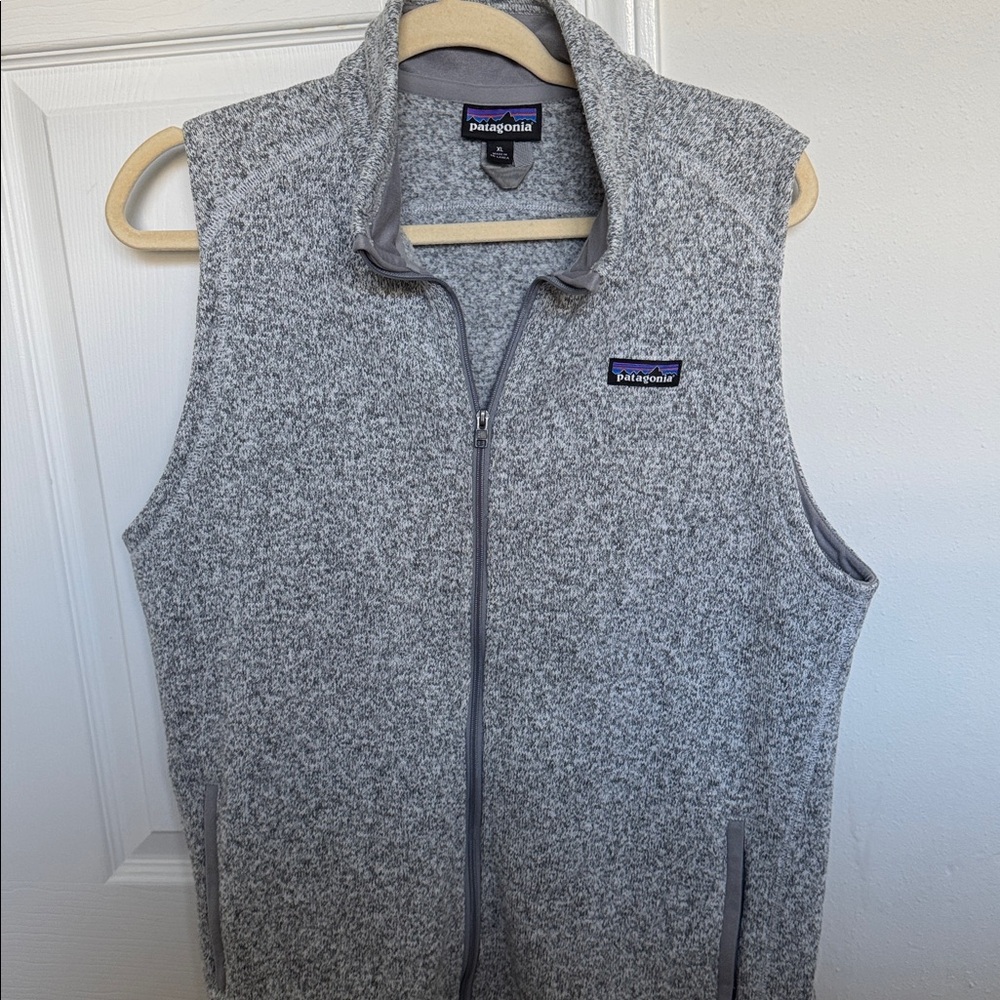 Women’s Patagonia Heather Gray Fleece Vest